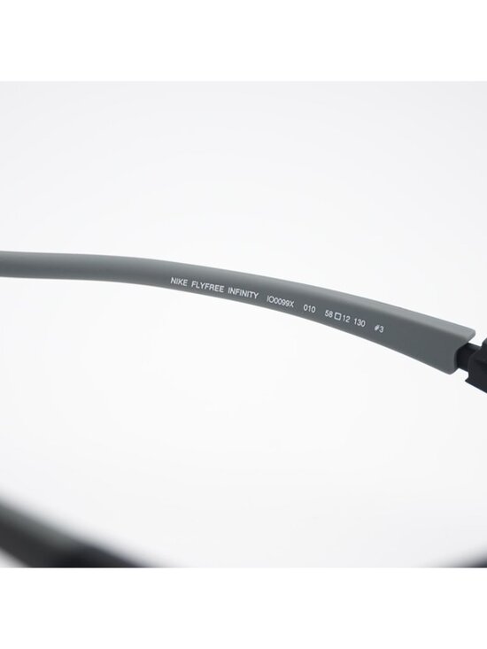 NIKE FLYFREE INFINITY IO0099X 010 Sunglasses Matte Black Shield Frame